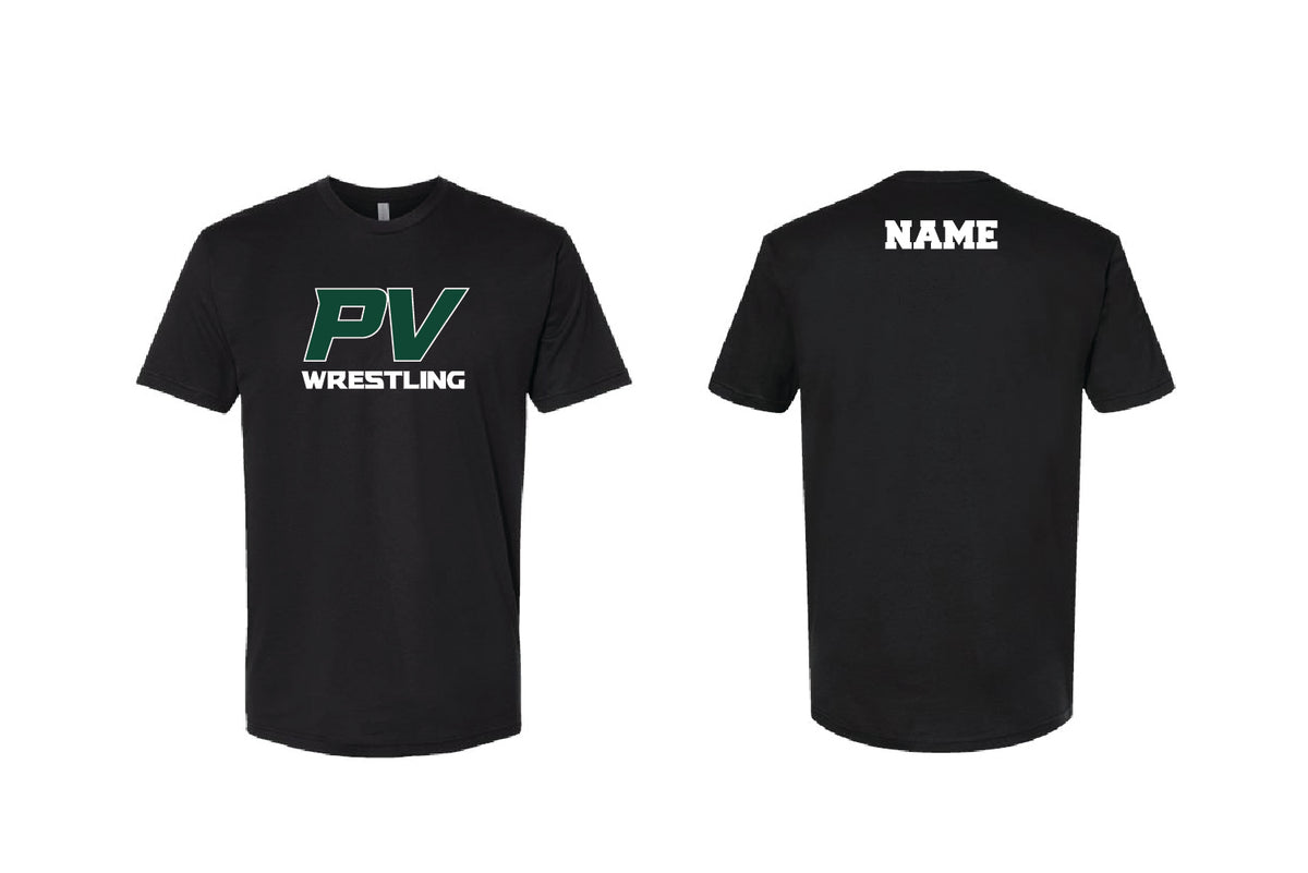 Pascack Valley Wrestling Cotton Crew Tee - Black