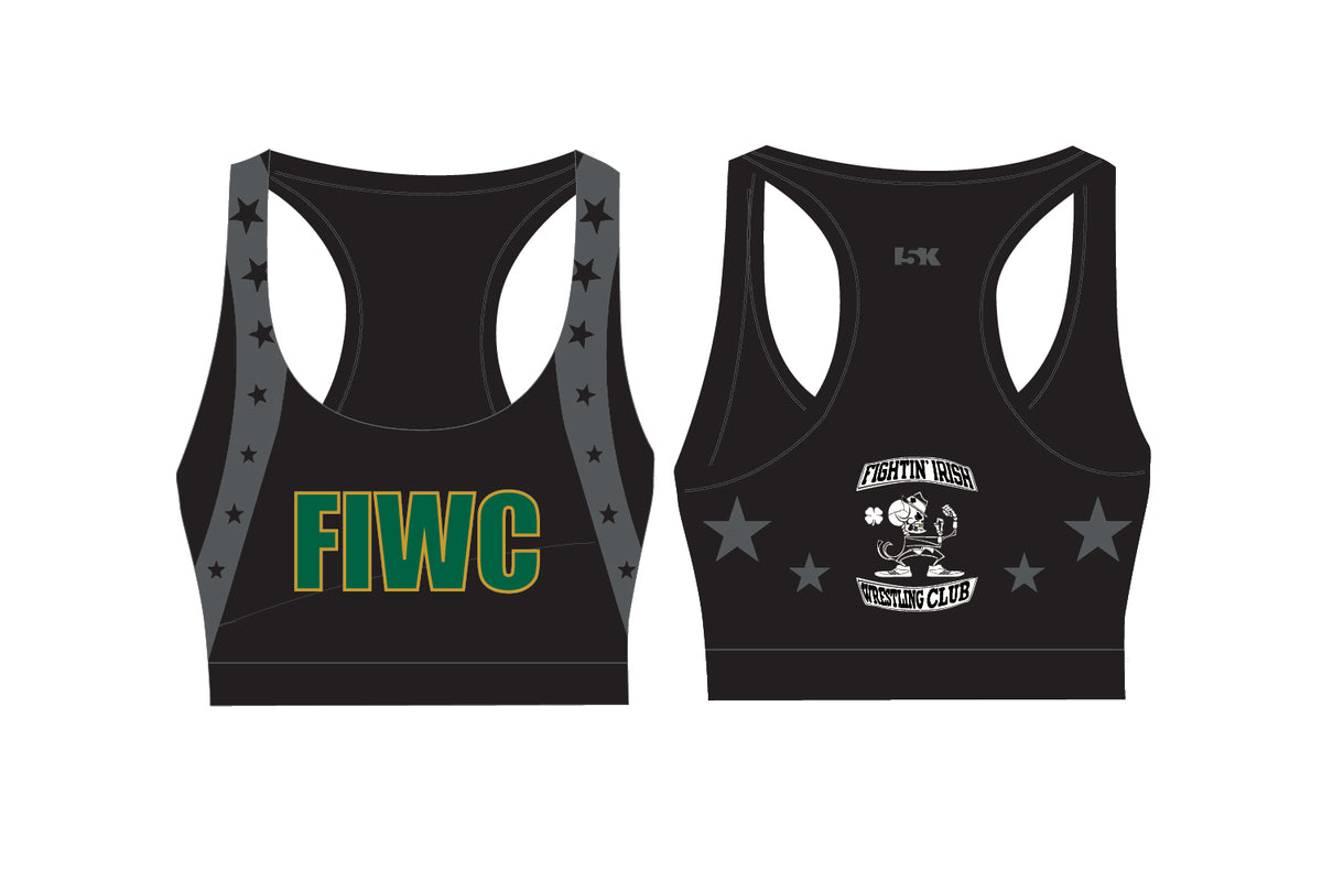 Fightin' Irish Wrestling Sublimated Women's Sports Bra