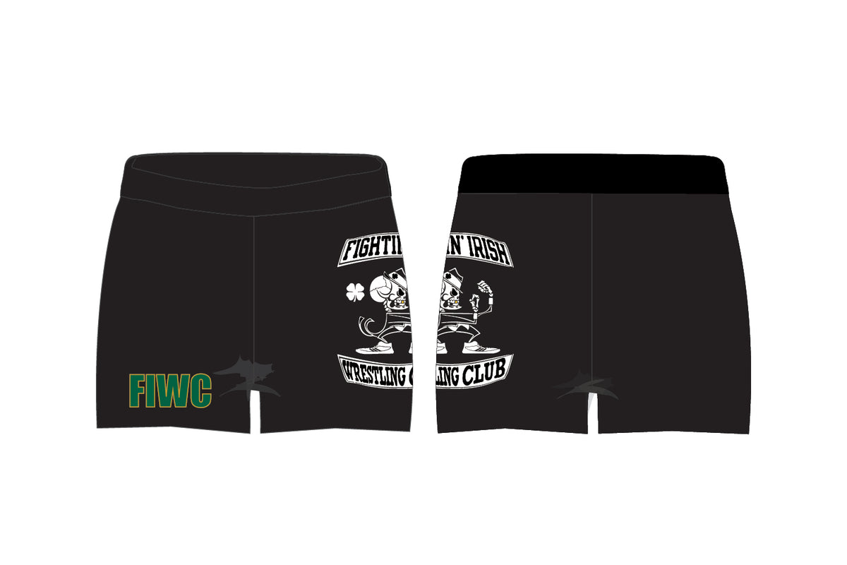 Fightin' Irish Wrestling Sublimated Women's Compression Shorts