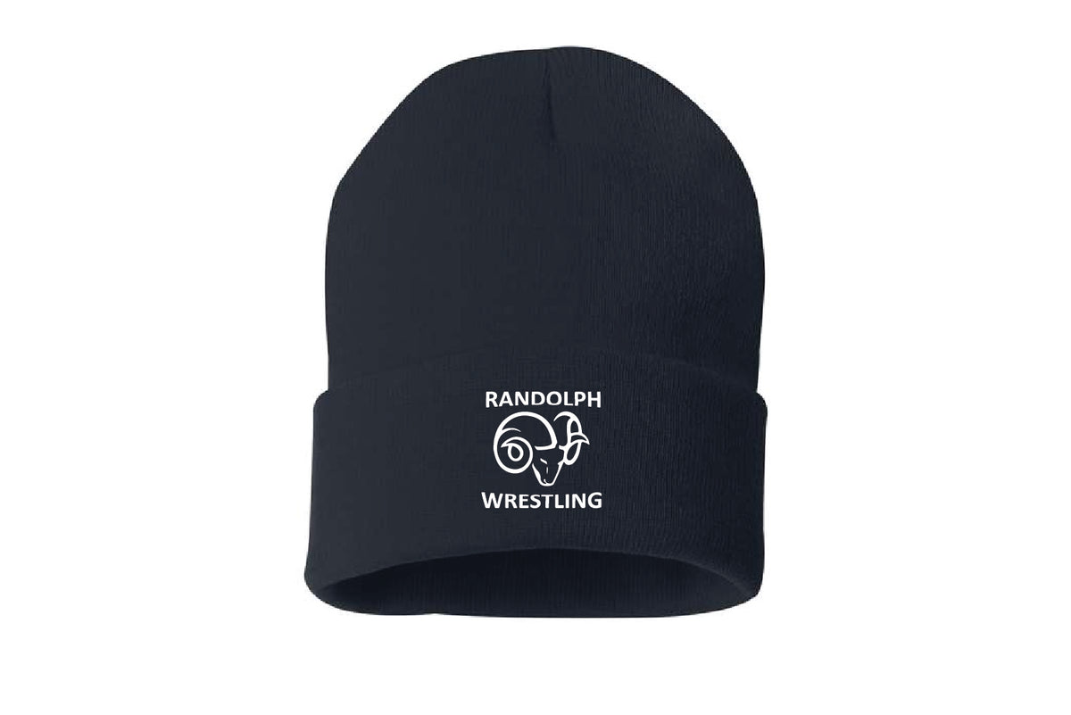 Randolph Wrestling Beanie Hat - Navy