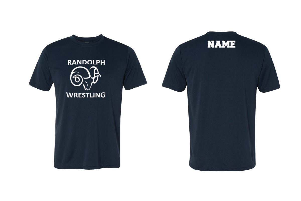 Randolph Wrestling Dryfit Performance Tee - Navy