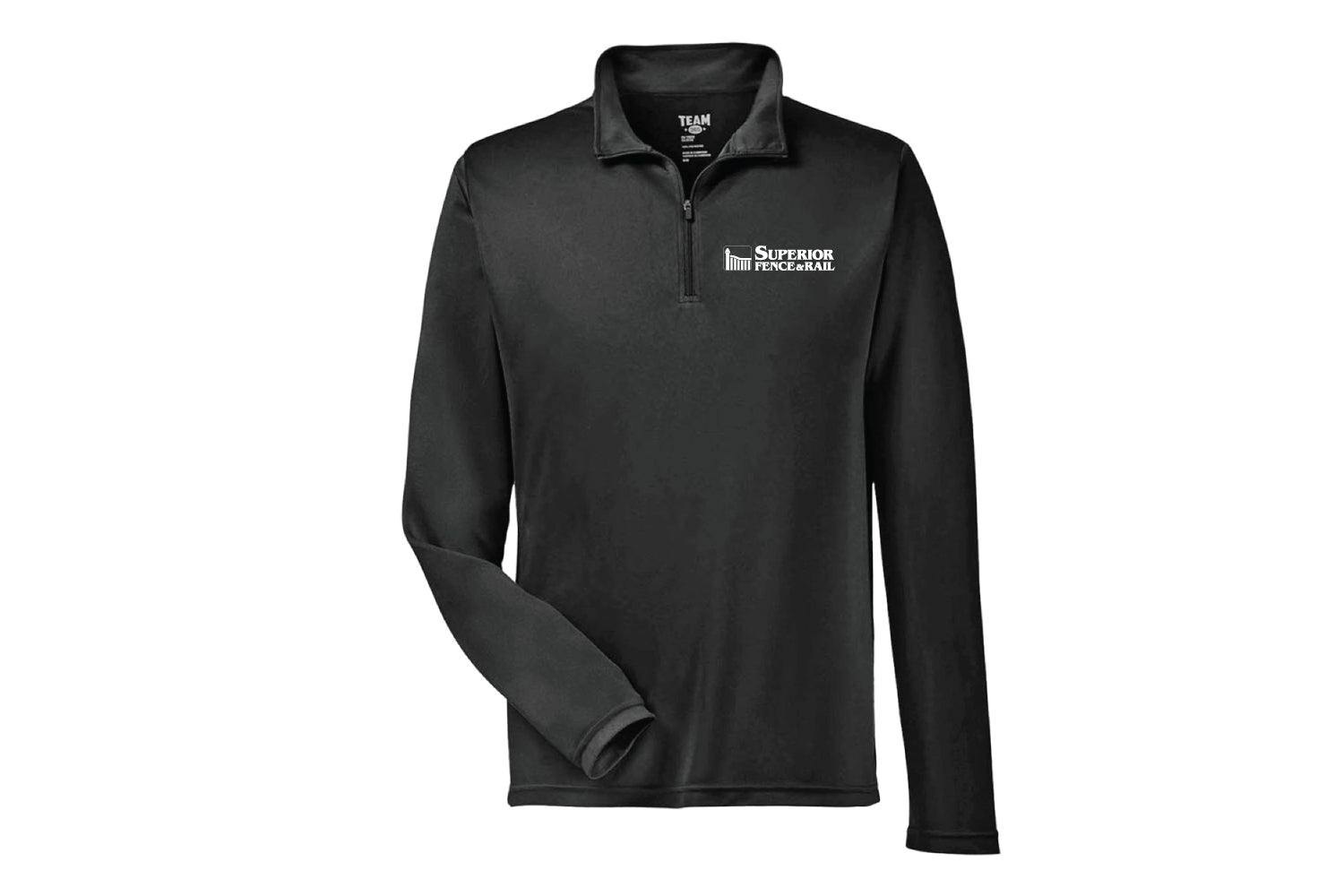 Superior Fence & Rail Moisture-Wicking Quarter-Zip - Black