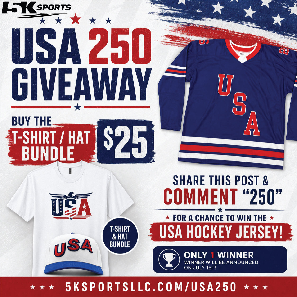 USA 250 - T-SHIRT/HAT