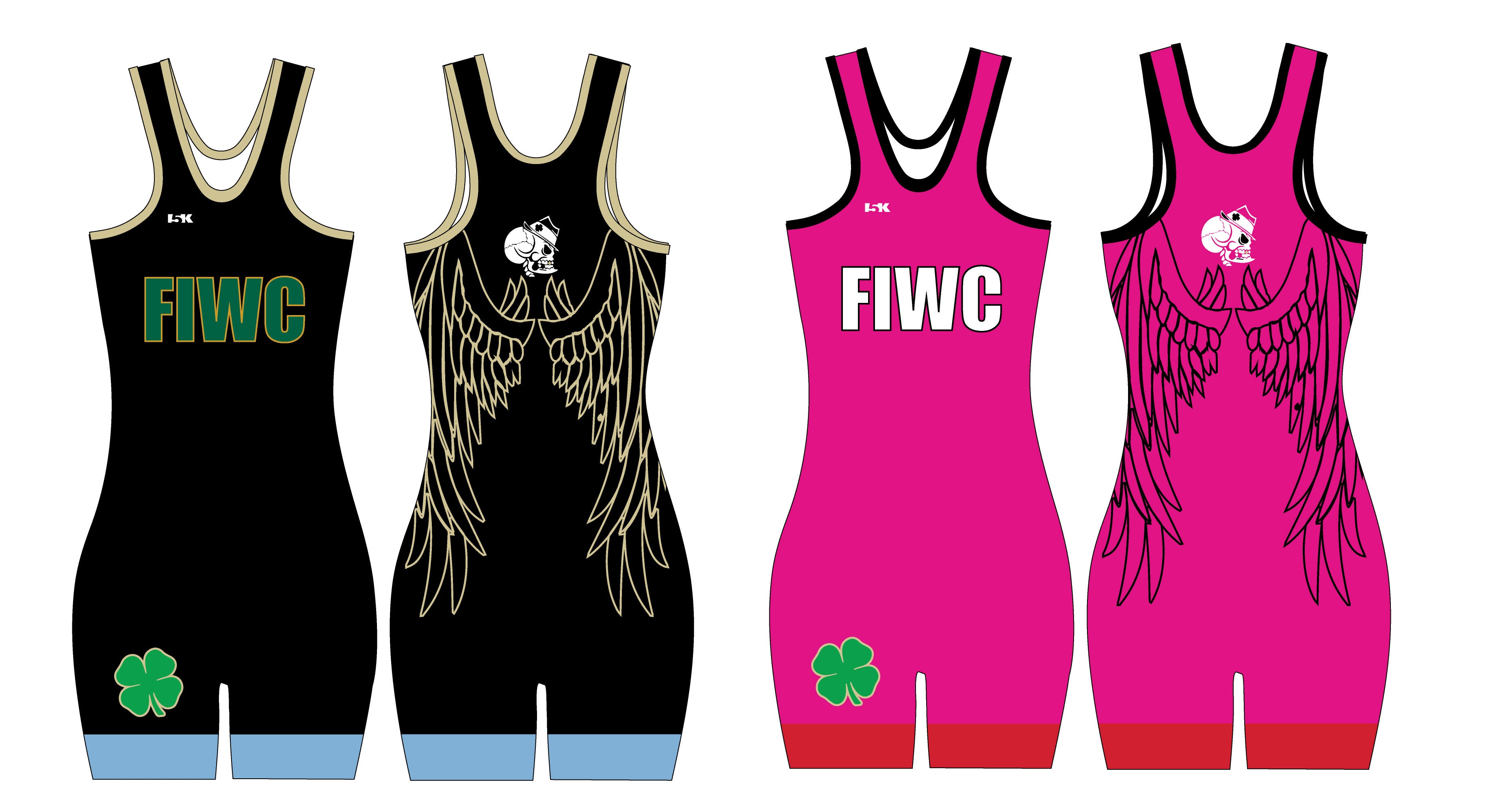Fightin' Irish Wrestling Sublimated Angel Singlet Package - Women's