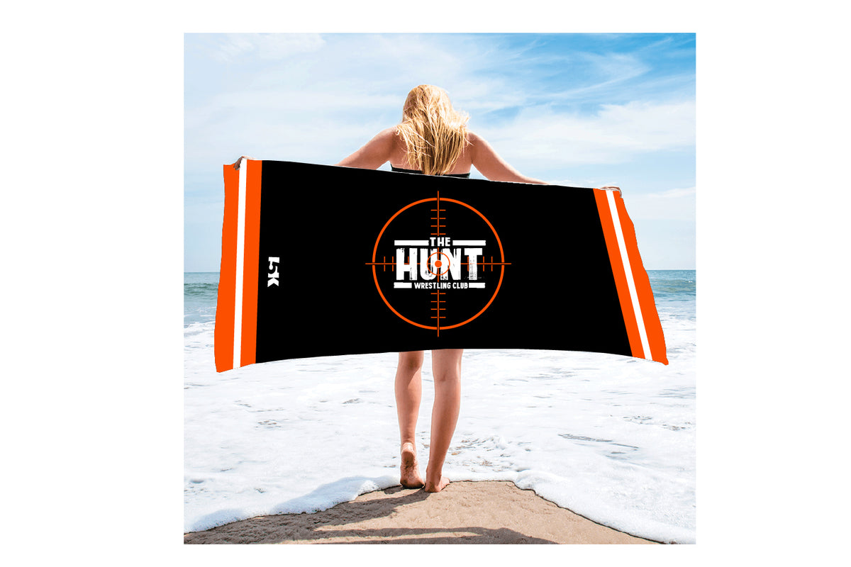 The Hunt Wrestling Sublimated Beach Towel
