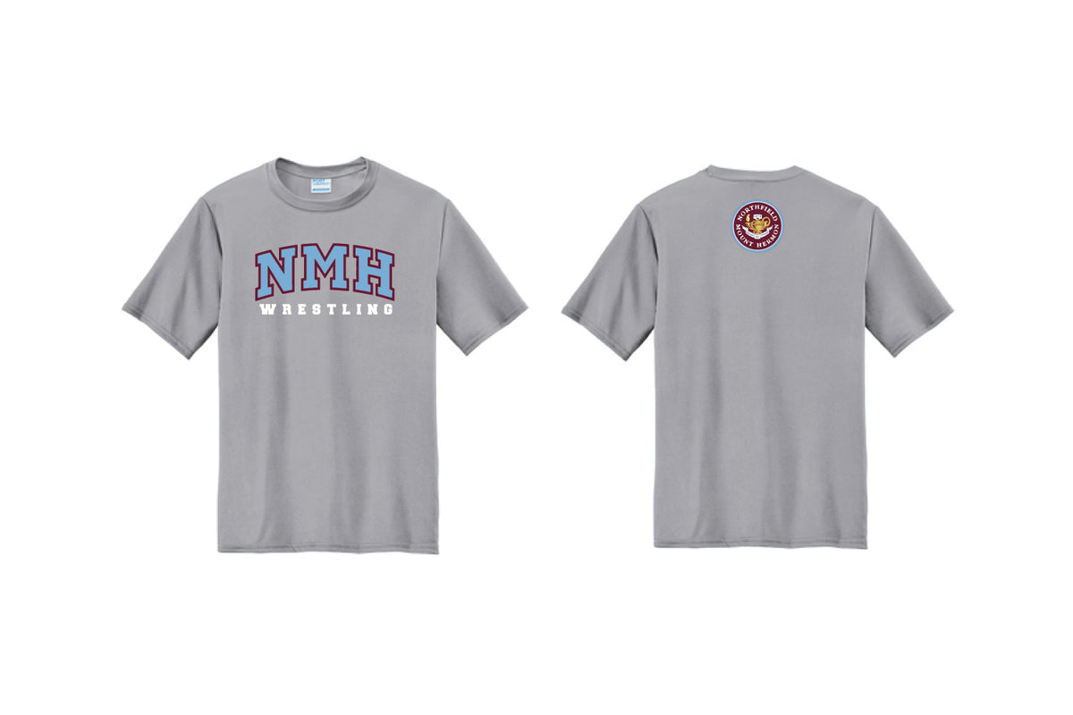 NMH Wrestling Dryfit Performance Tee - Gray