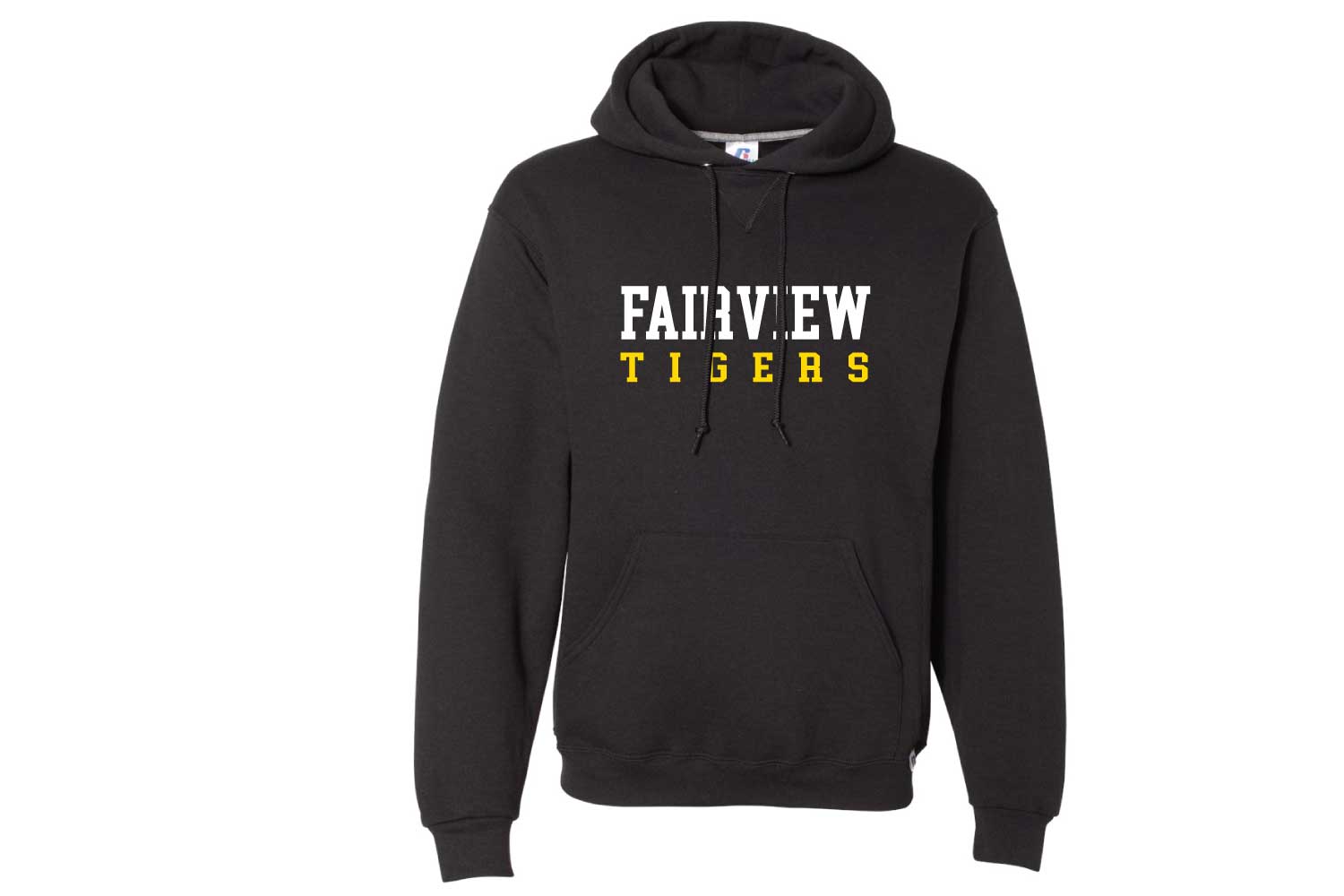 Fairview Public Schools Cotton Hoodie - Design 4 - Black