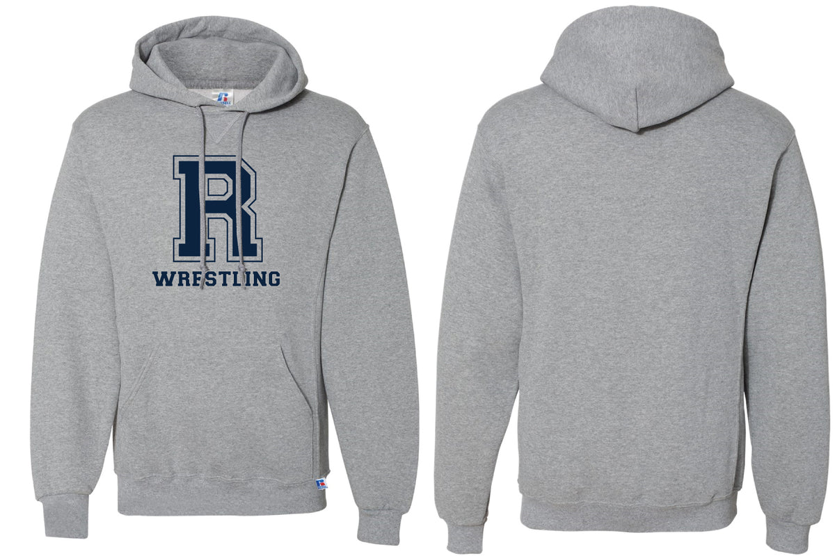 Rutherford Wrestling Cotton Hoodie - Grey