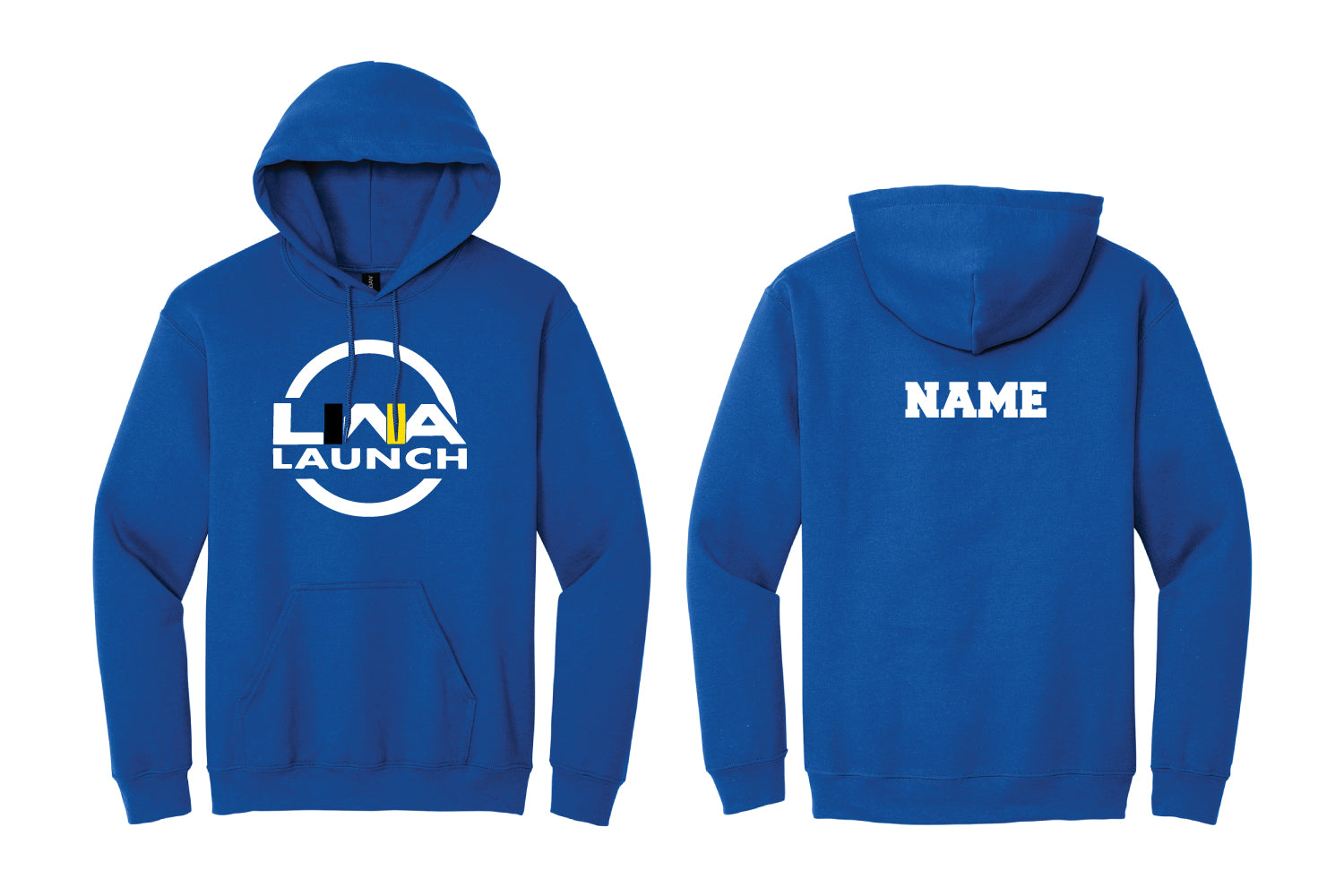 Launch Wrestling Cotton Hoodie - Royal