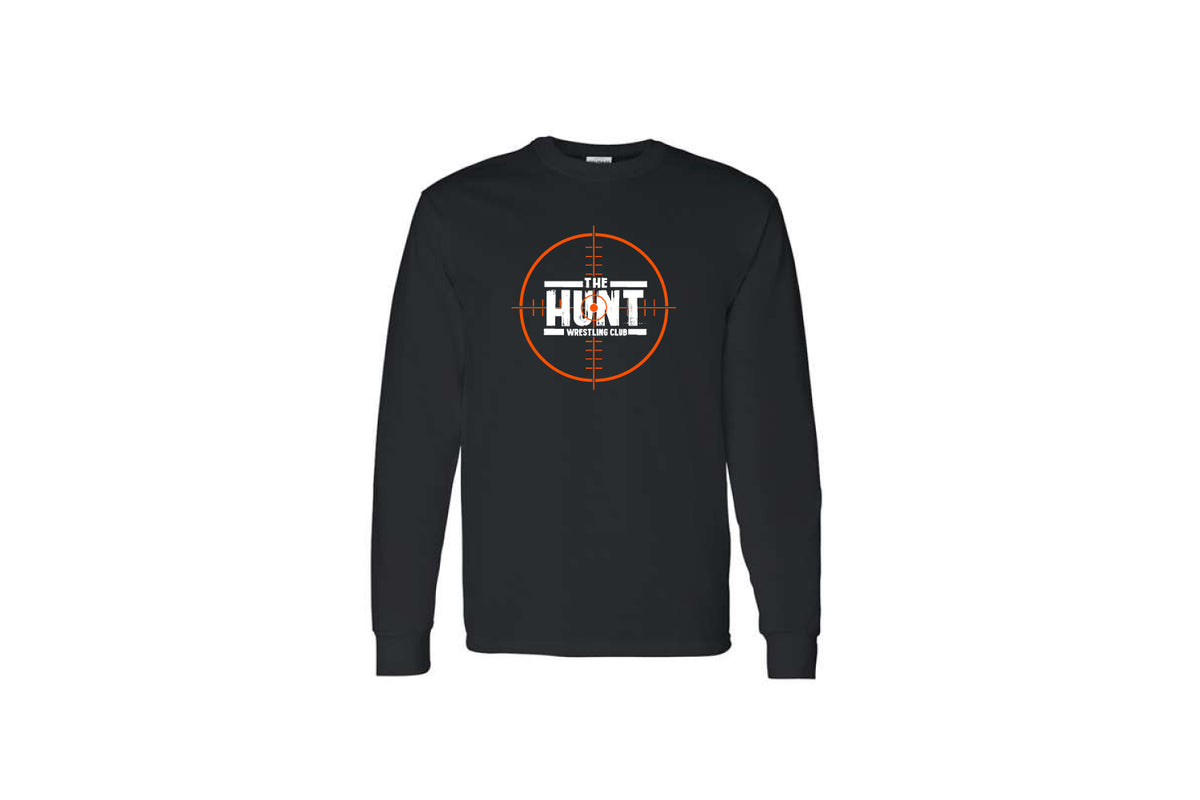 The Hunt Wrestling Cotton Long Sleeve Shirt - Black