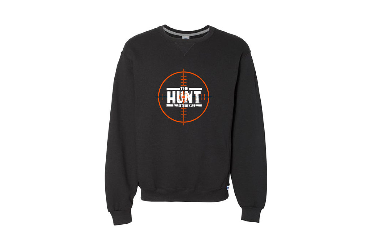 The Hunt Wrestling Cotton Crewneck Sweatshirt - Black