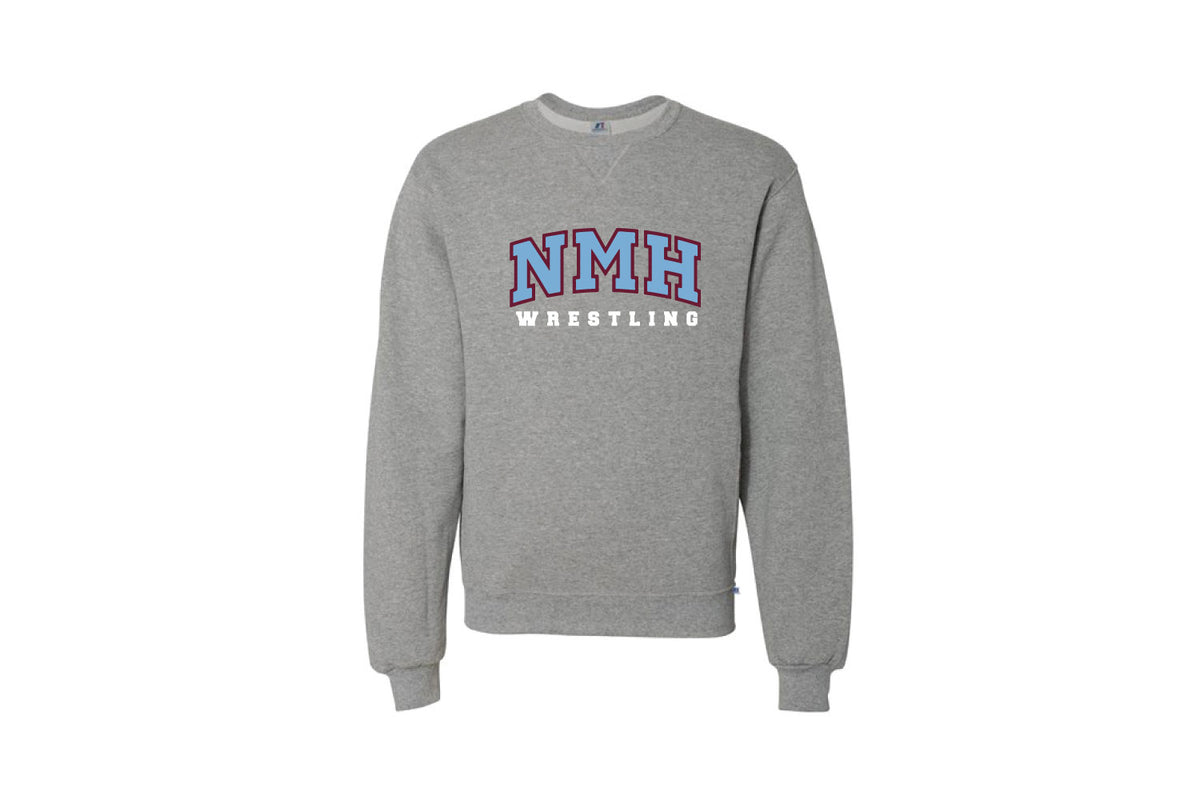 NMH Wrestling Cotton Crewneck Sweatshirt - Gray