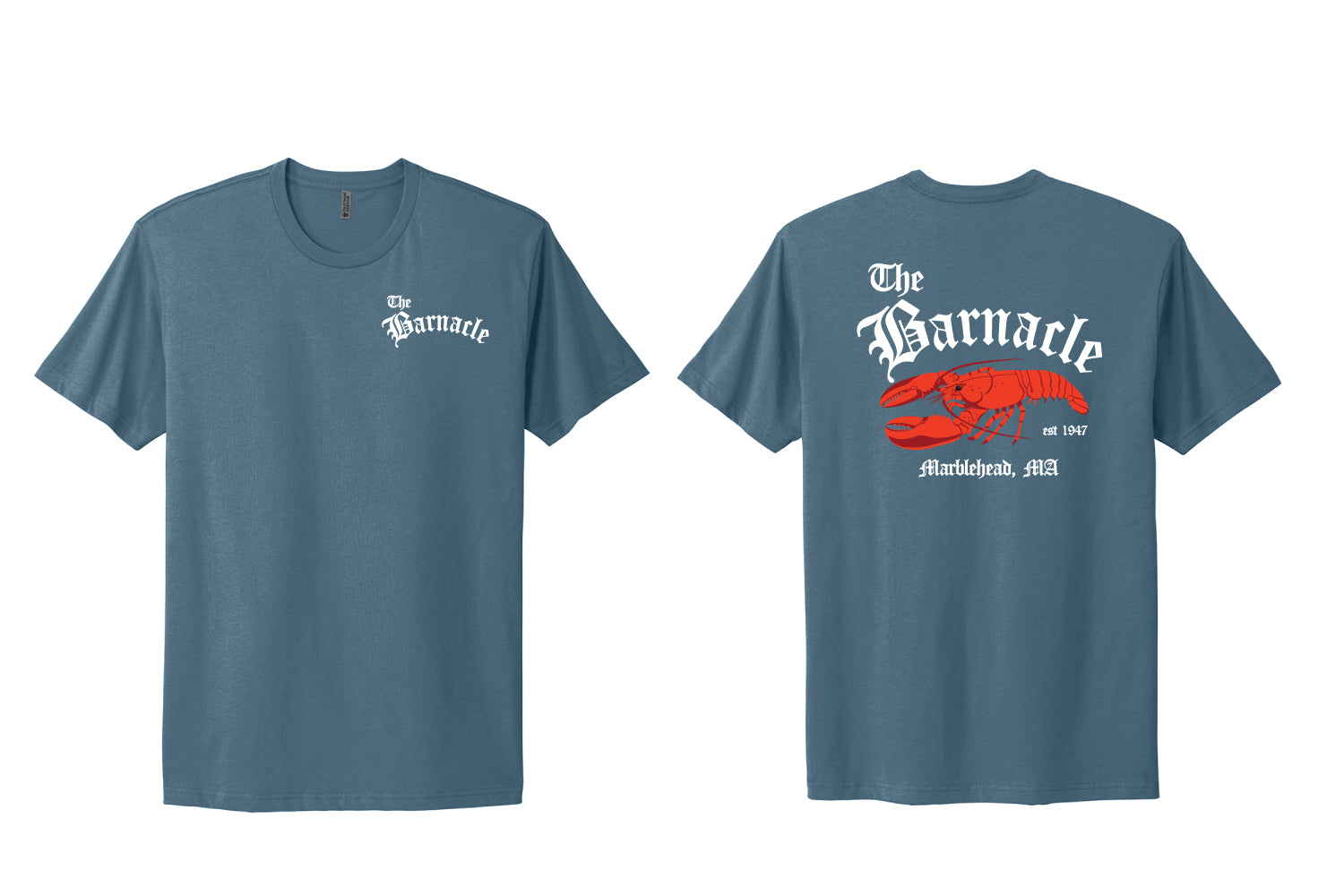 The Barnacle Cotton Crew Tee - Blue Jean