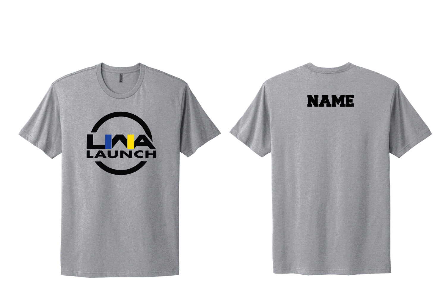 Launch Wrestling Cotton Crew Tee - Grey
