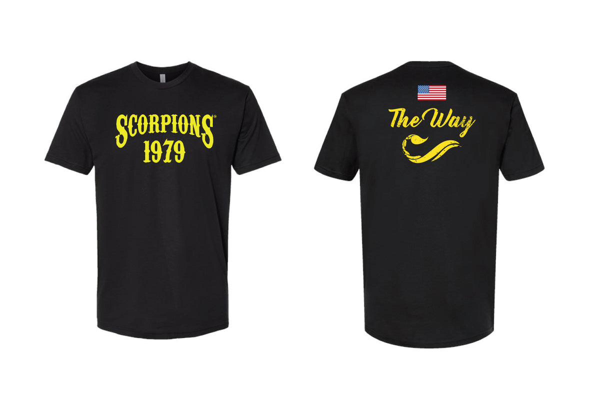 Scorpions Wrestling Cotton Crew Tee - Black (Design 3)