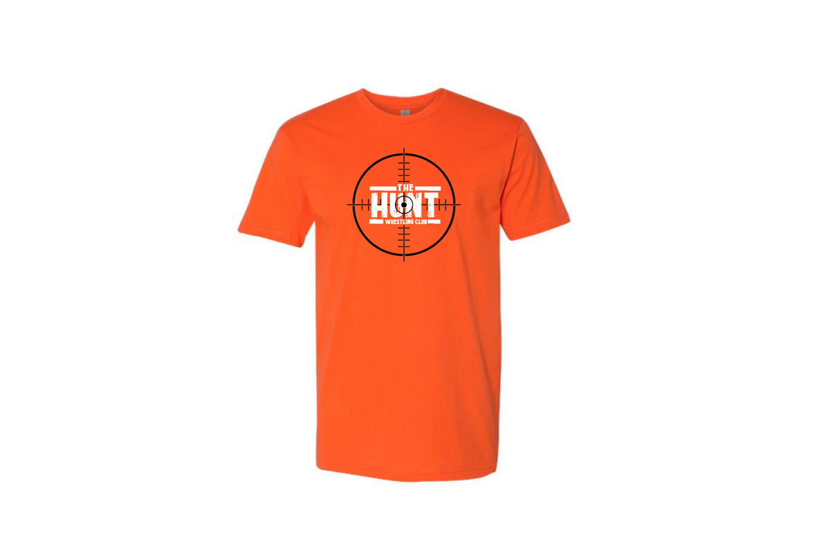 The Hunt Wrestling Cotton Crew Tee - Orange