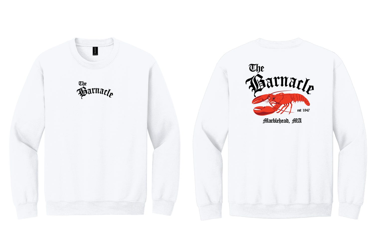 The Barnacle Cotton Crewneck Sweatshirt - White