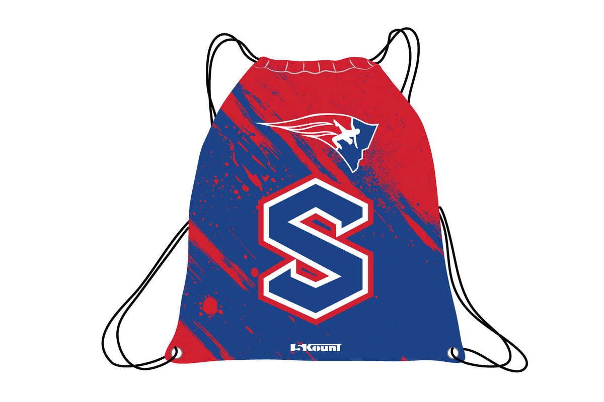 Secaucus Rec Wrestling Sublimated Drawstring Bag