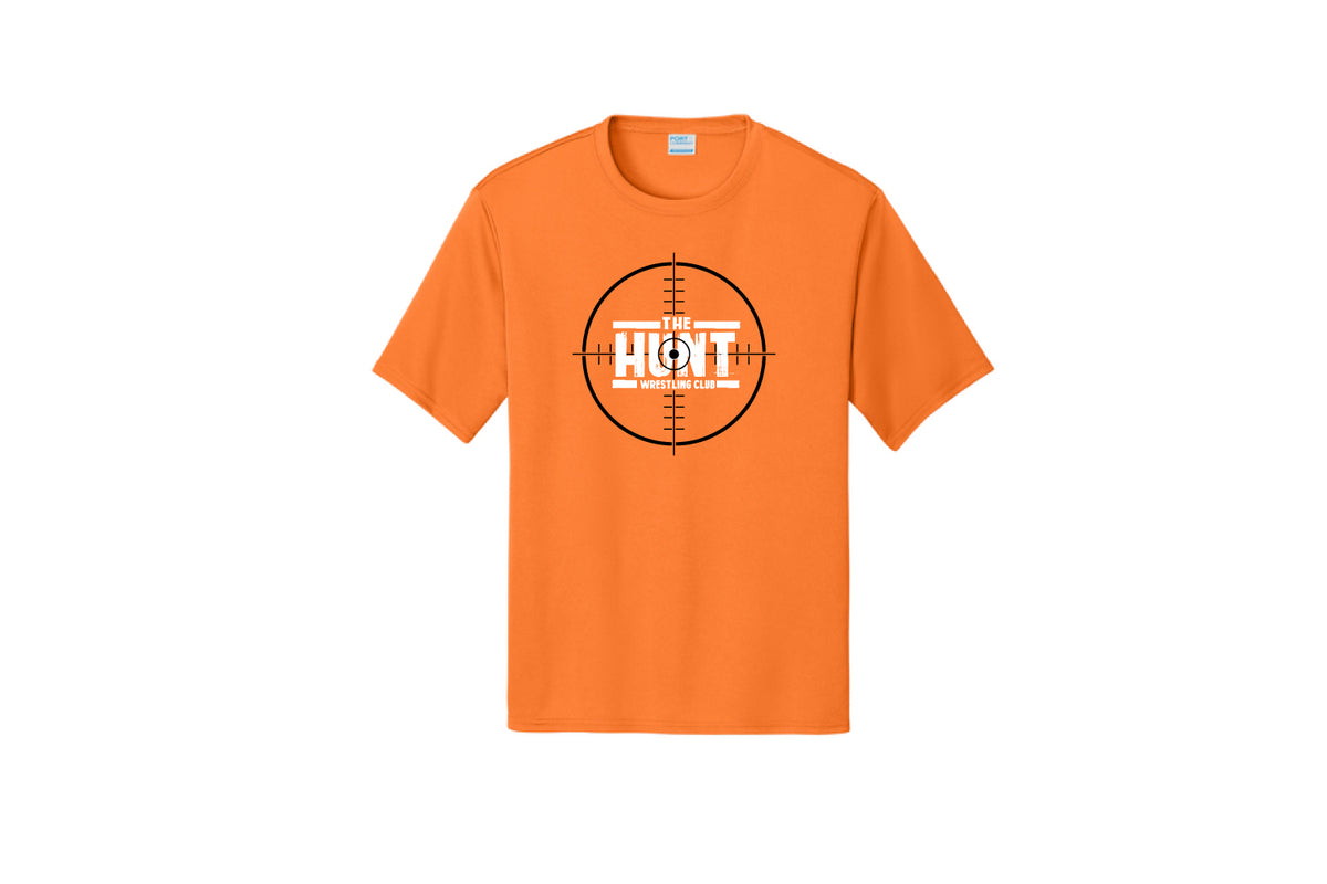 The Hunt Wrestling Dryfit Performance Tee - Orange