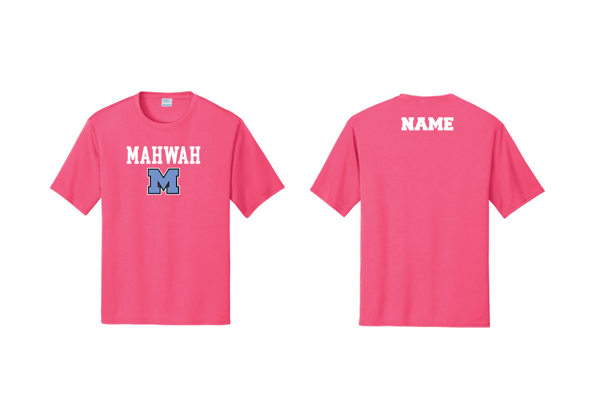 Mahwah Thunderbirds Dryfit Performance Tee - Neon Pink
