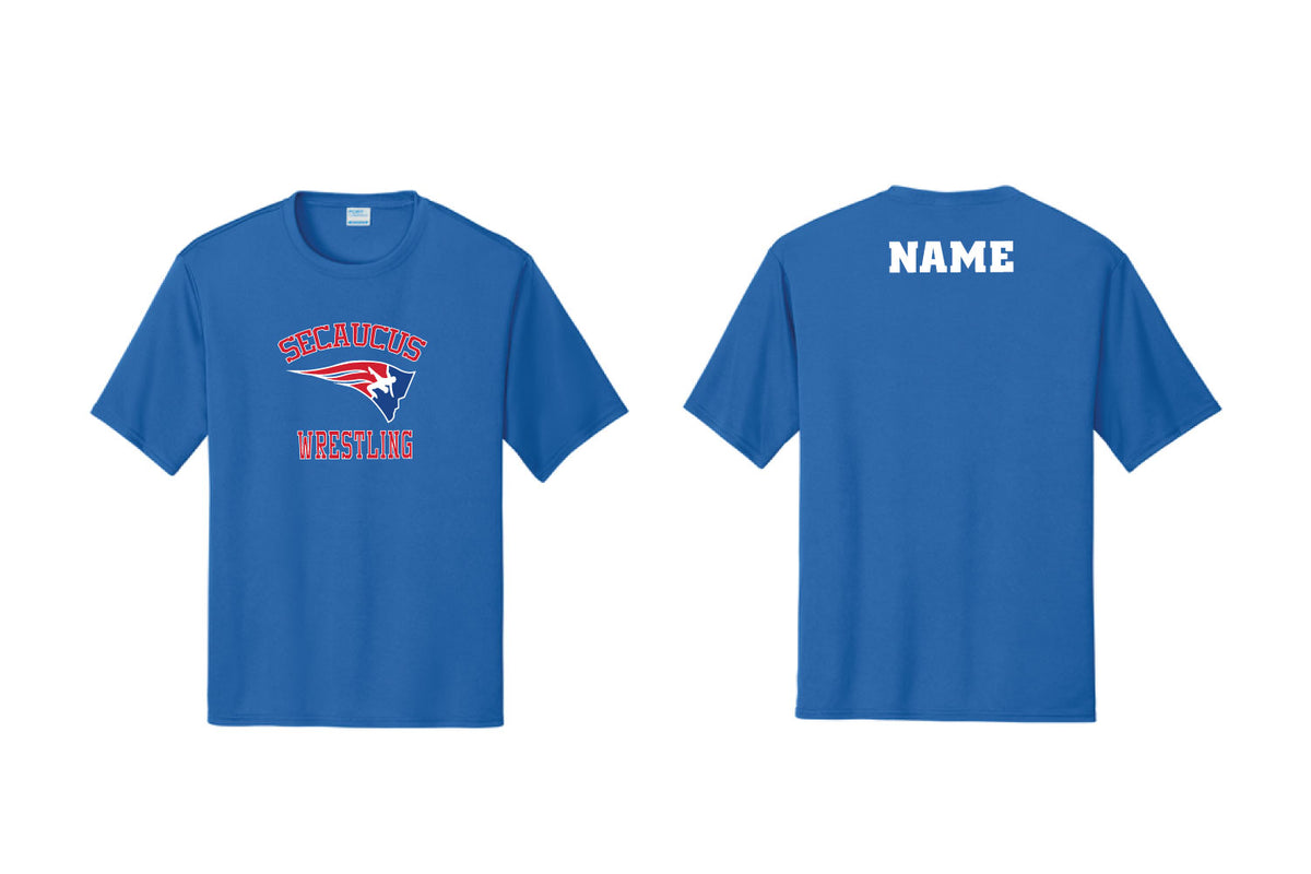 Secaucus Rec Wrestling DryFit Performance Tee - Royal