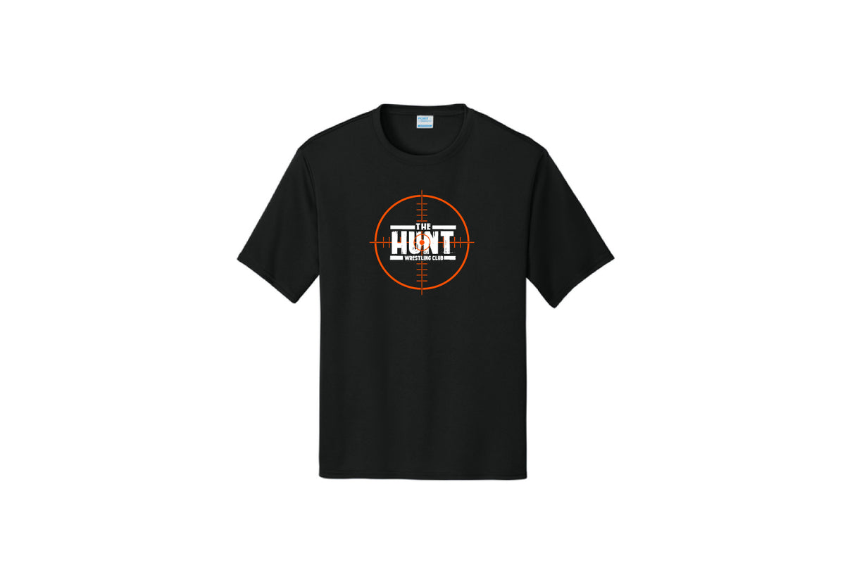 The Hunt Wrestling Dryfit Performance Tee - Black