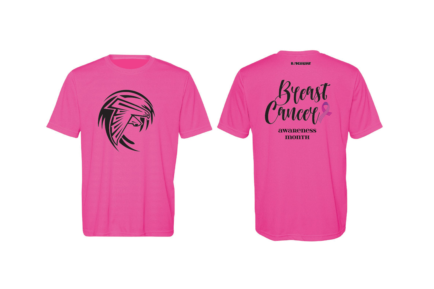 Jensen Beach Football Dryfit Performance Tee - Pink