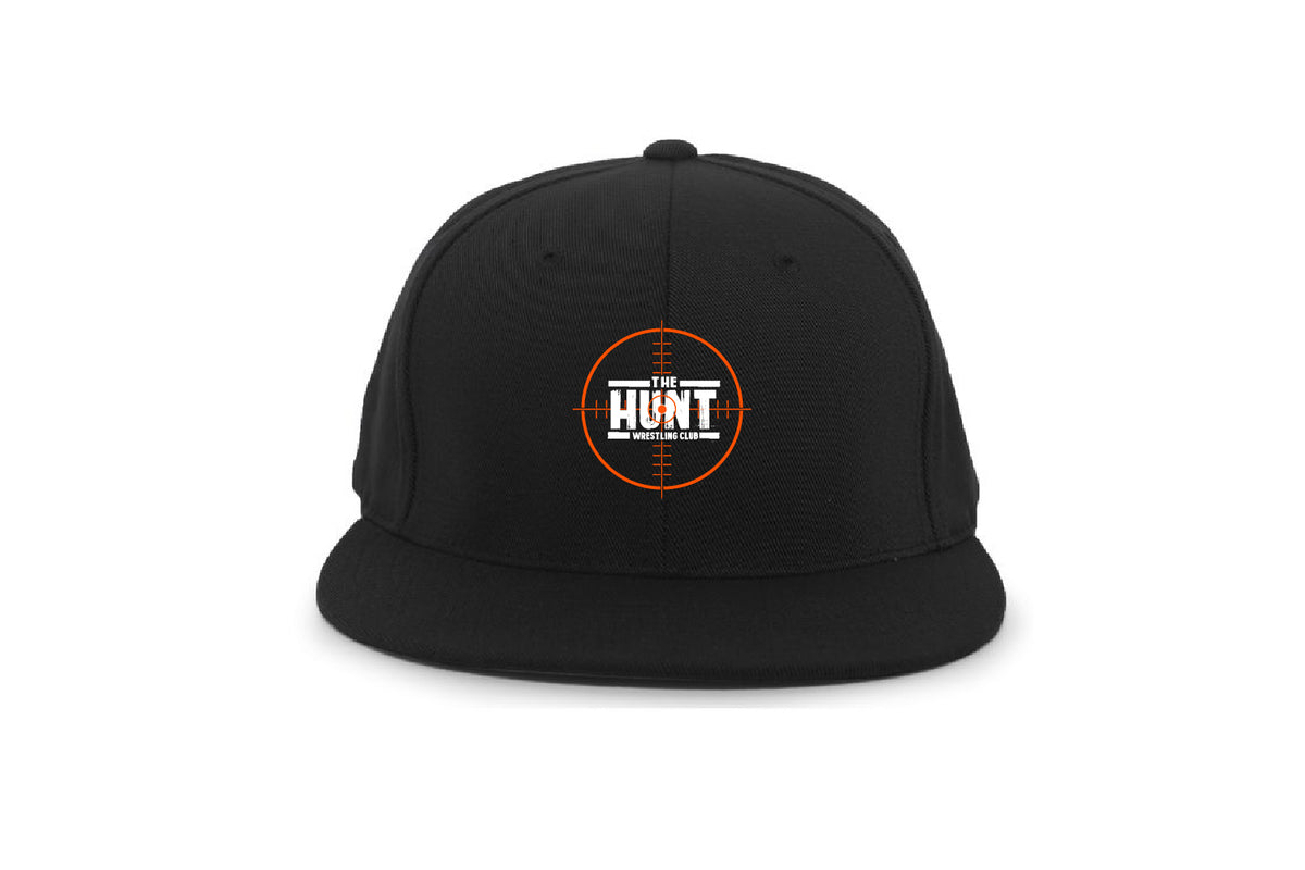 The Hunt Wrestling Flexfit Cap - Black