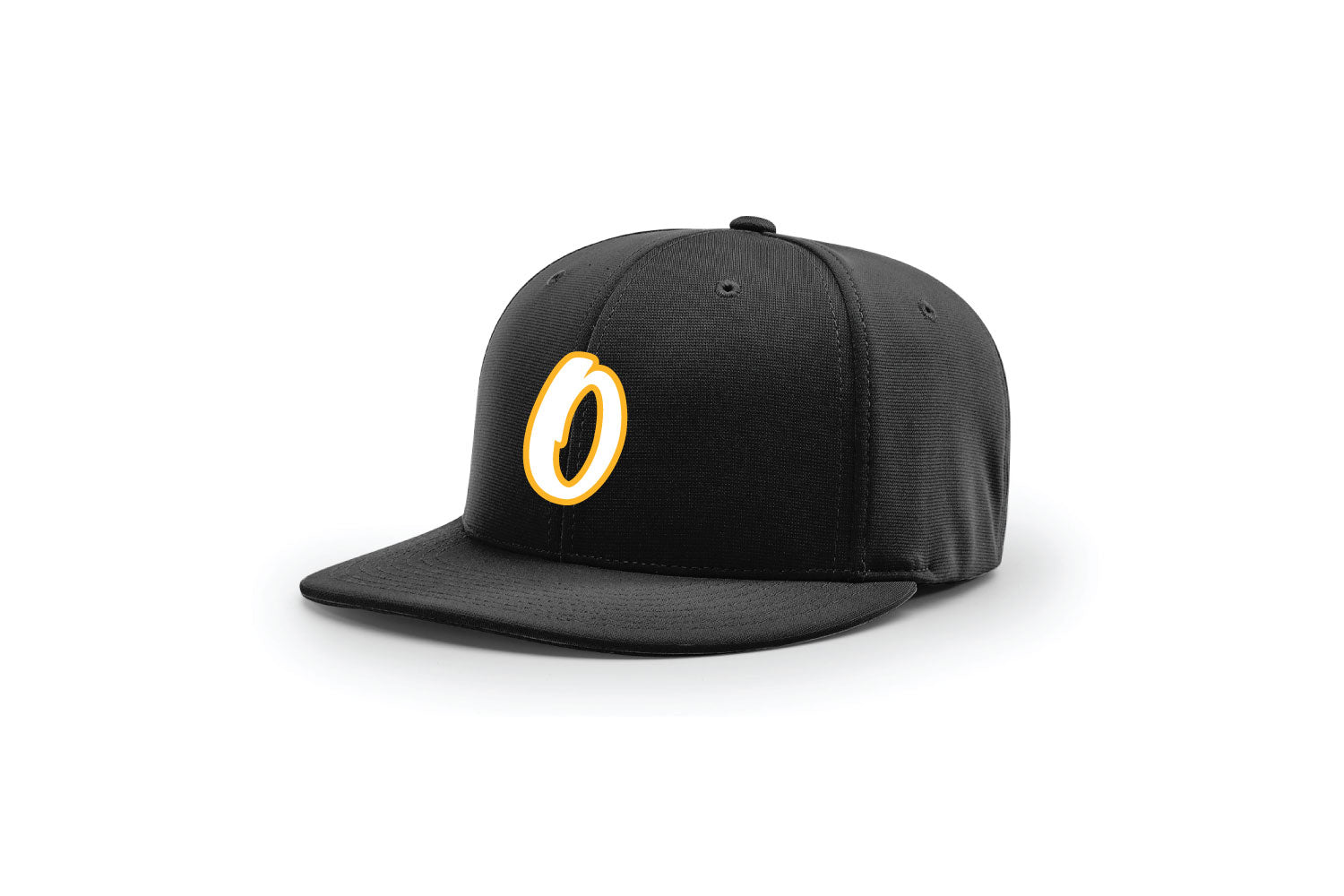 Oradell Baseball Flexfit Cap - Black w/ Puff Embroidery