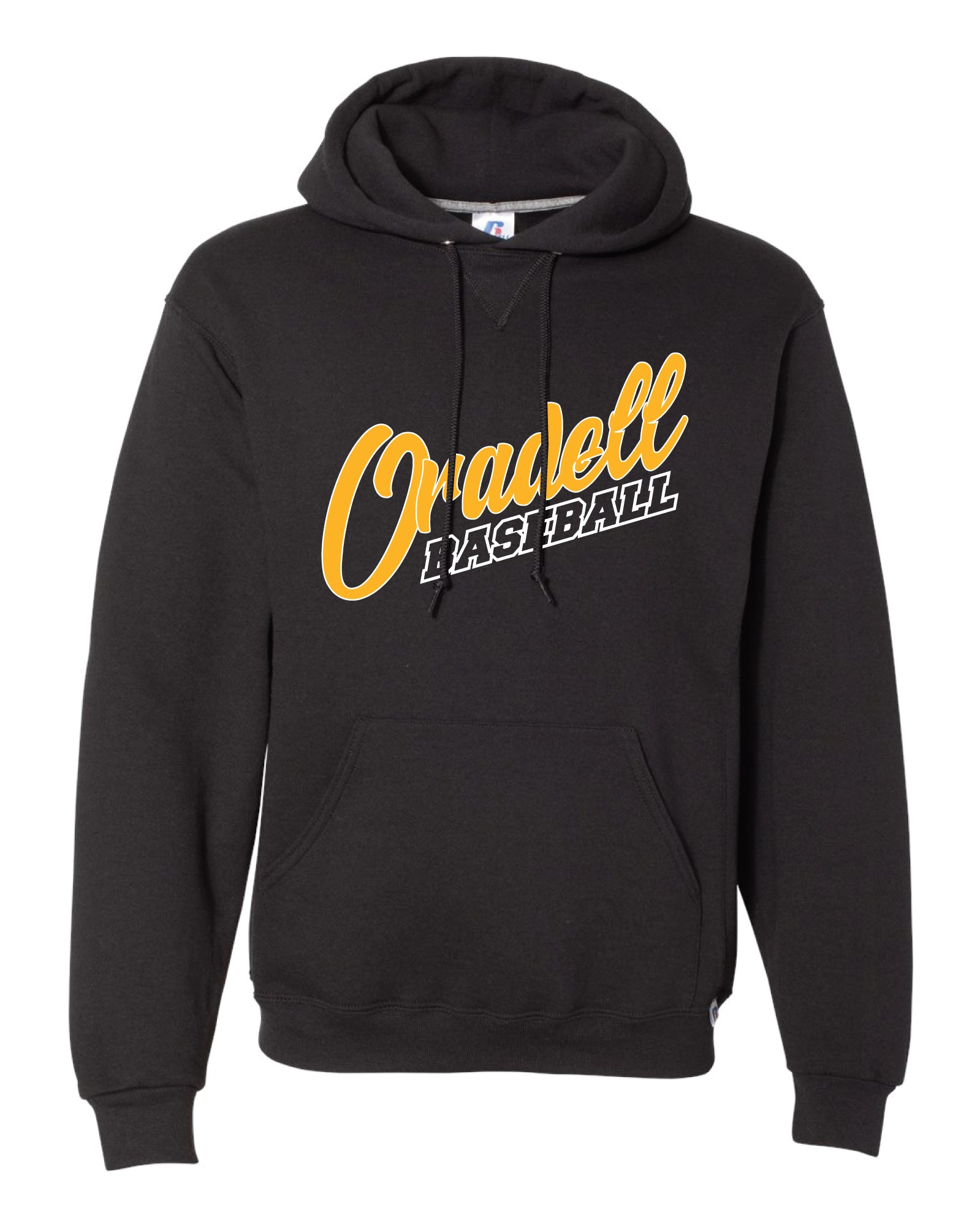 Oradell Baseball Cotton Hoodie - Black