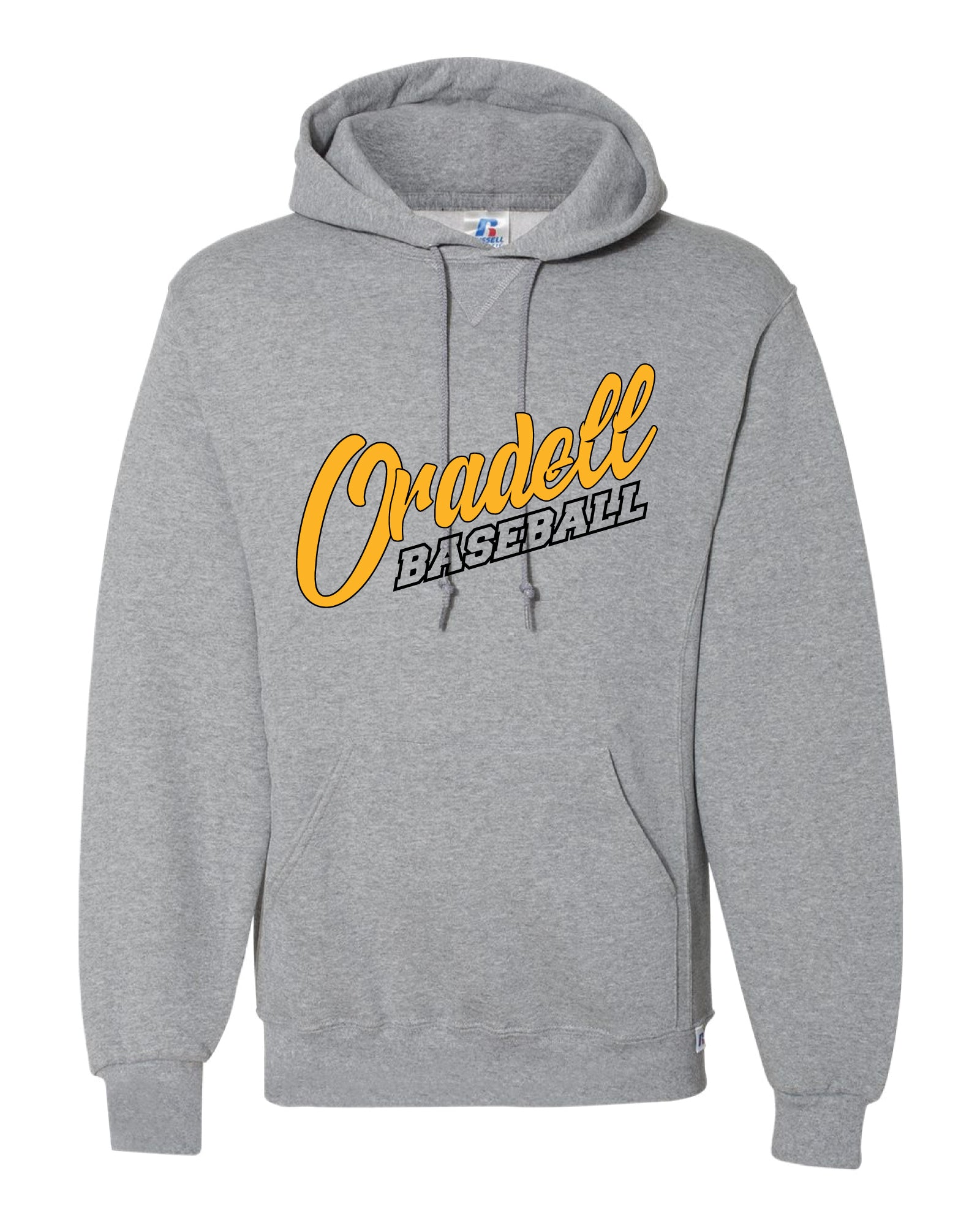 Oradell Baseball Cotton Hoodie - Gray