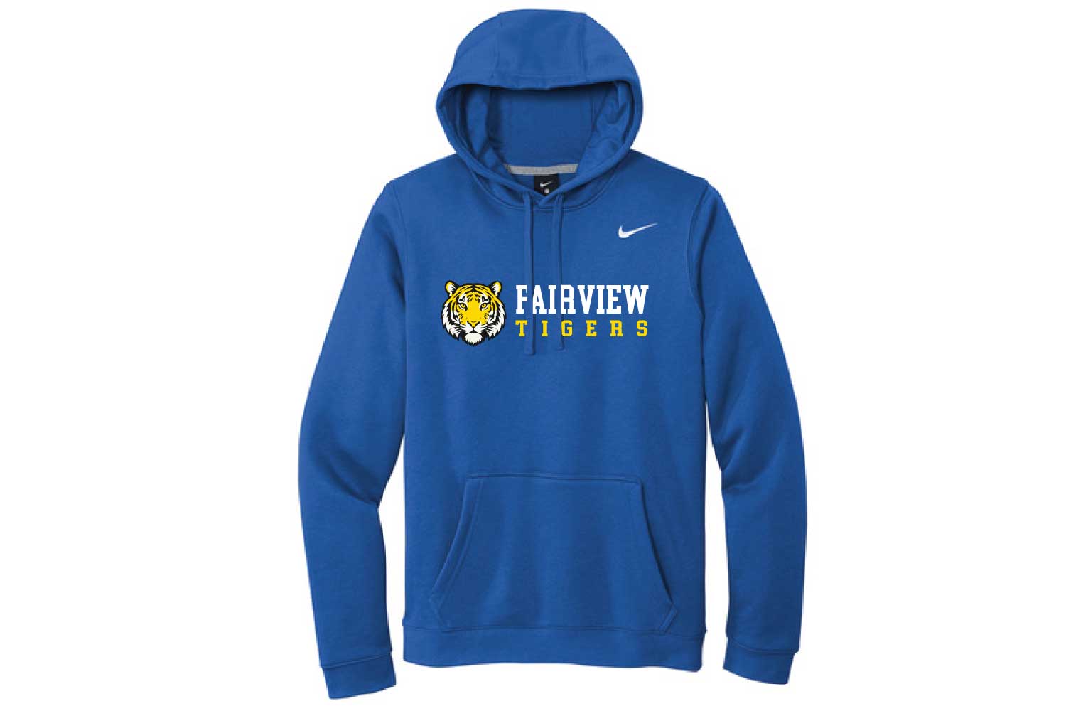 Fairview Public Schools Nike Fleece Hoodie - Royal
