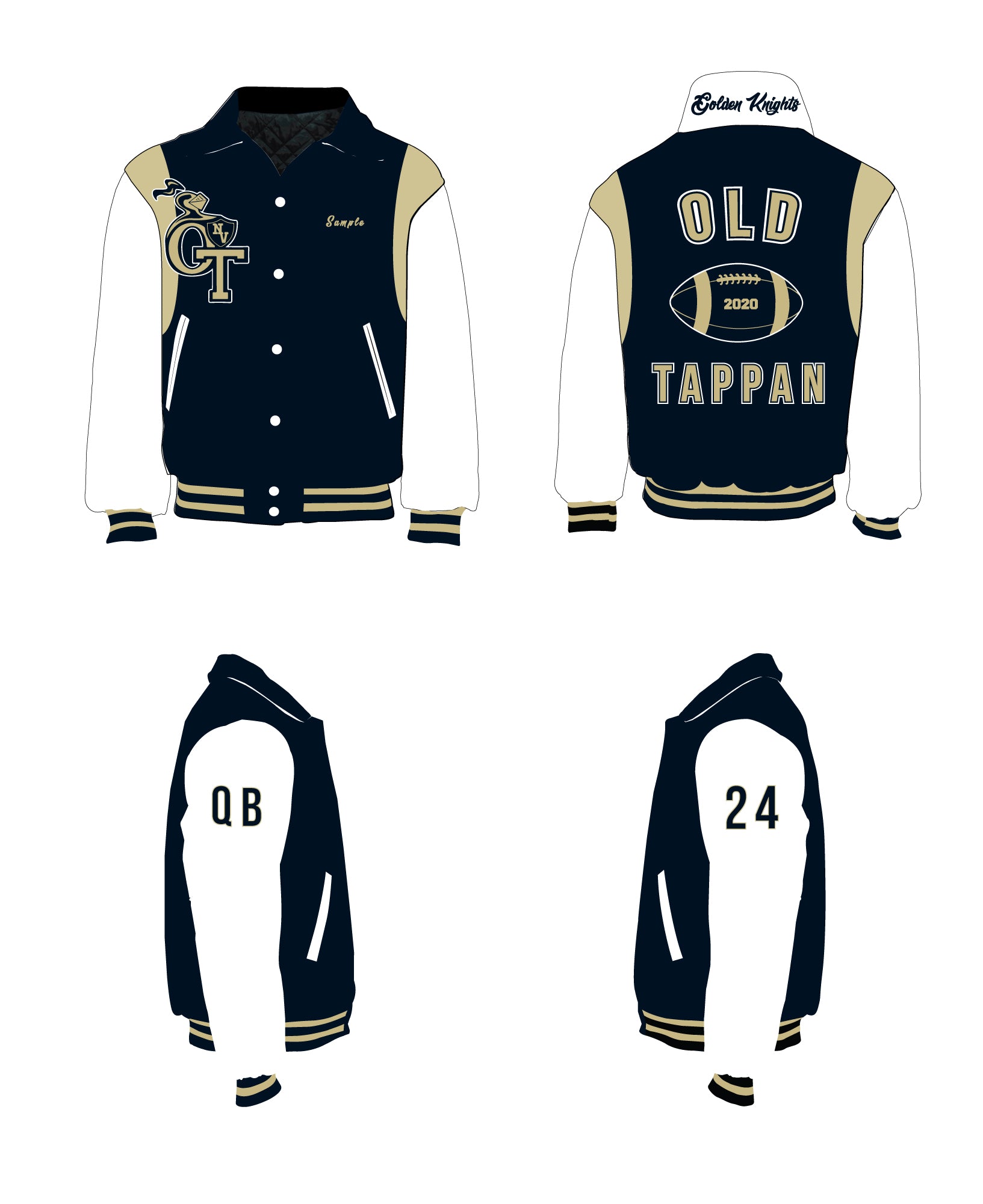 NVOT Golden Knights Varsity Jacket
