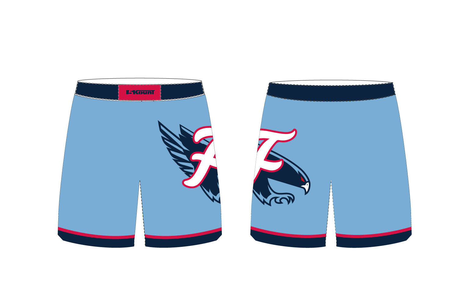 Falcons Baseball Sublimated Practice Shorts