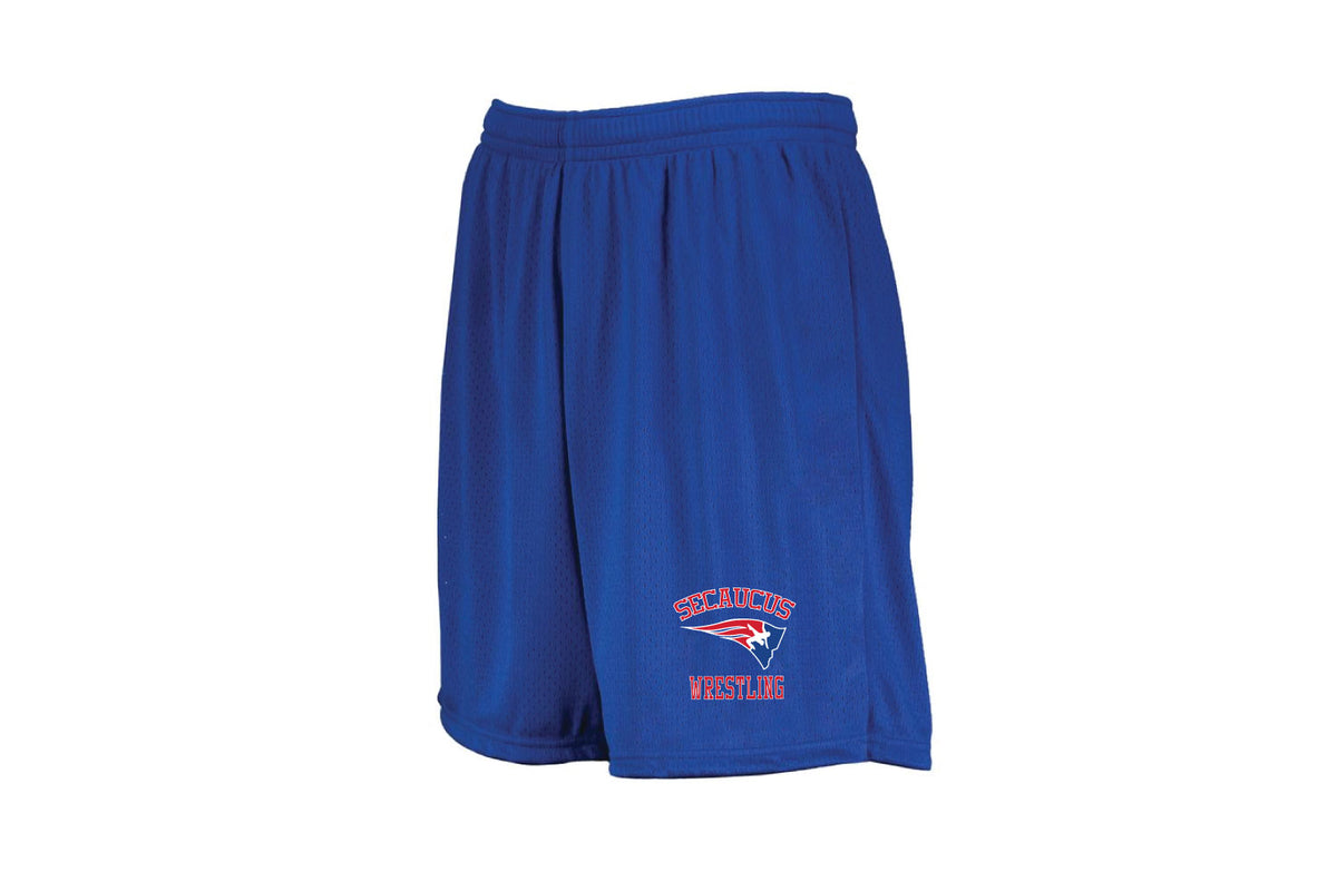 Secaucus Rec Wrestling Athletic Shorts - Royal