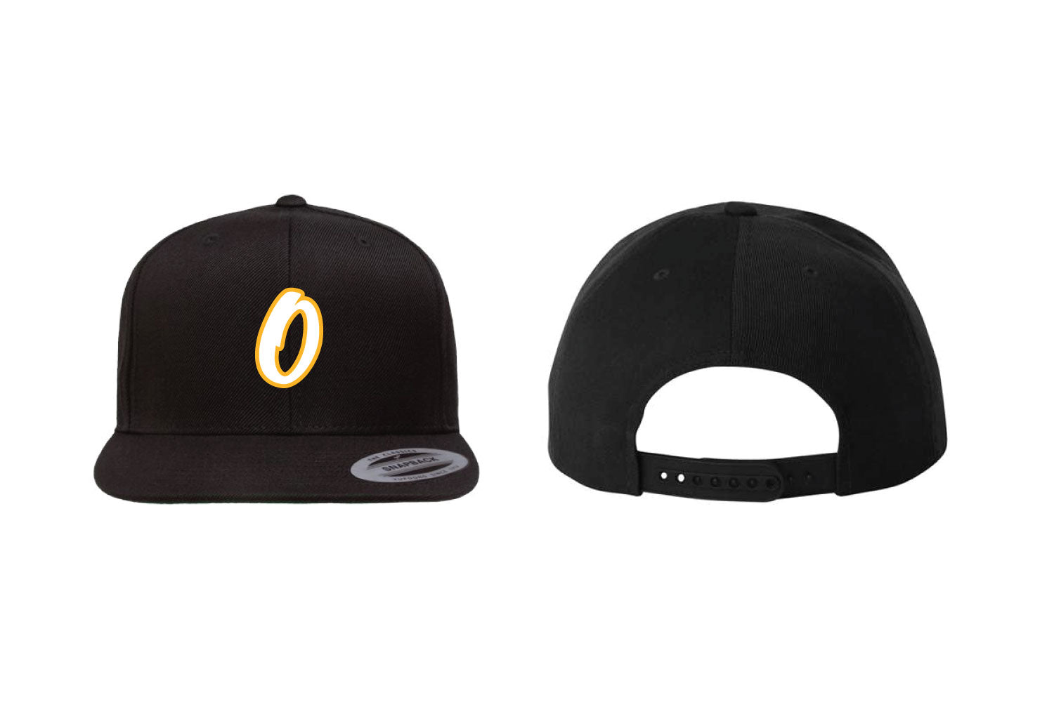 Oradell Baseball Snapback Cap - Black (Style 3)