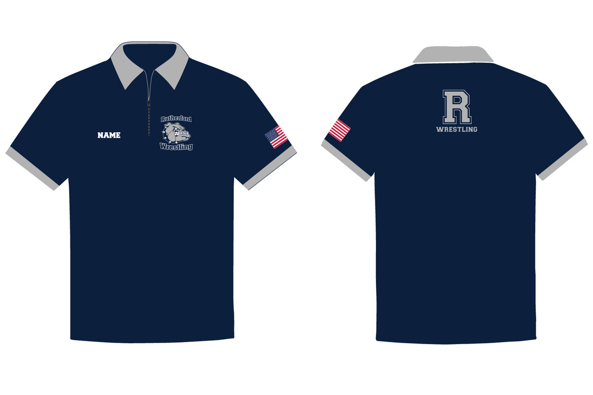 Rutherford Wrestling Sublimated Polo Shirt