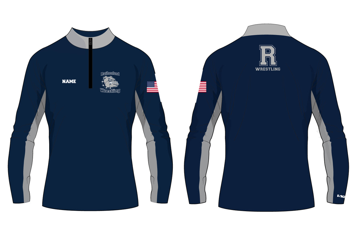 Rutherford Wrestling Sublimated Quarter Zip