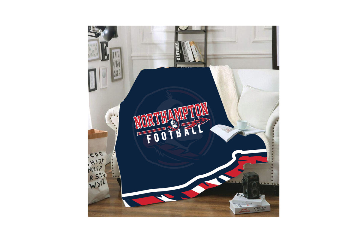 Northampton Indians Football Sublimated Blanket