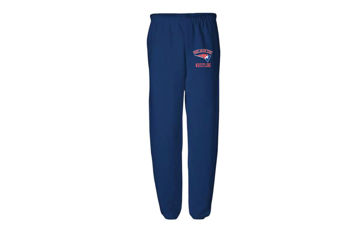 Secaucus Rec Wrestling Cotton Sweatpants - Royal