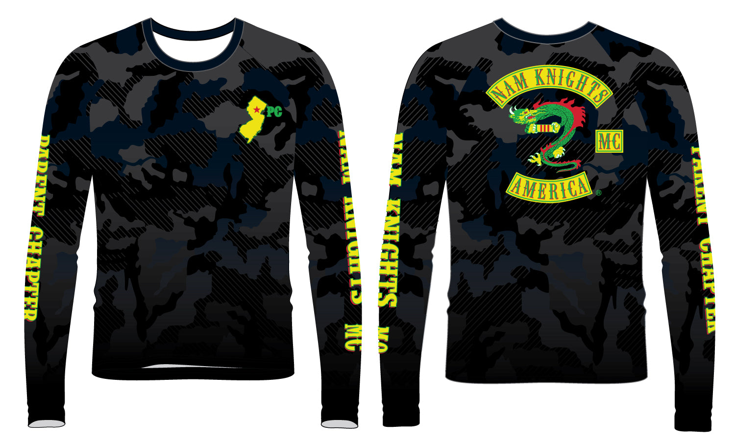 Nam Knights Sublimated Long Sleeve - Vietnam - 5KounT