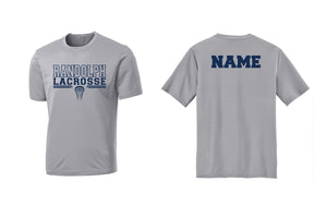 Randolph Lacrosse Dryfit Performance Tee - Silver/Navy - 5KounT2018