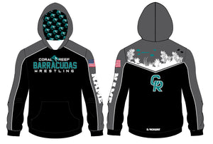 Coral Reef Wrestling Sublimated Hoodie - 5KounT2018