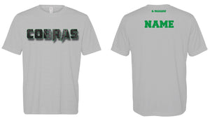 Colchester Cobras DryFit Performance Tee - Grey or White - 5KounT