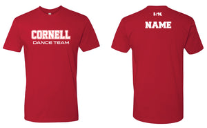 Cornell Men's Cotton Crew Tee - Cornell Red - 5KounT