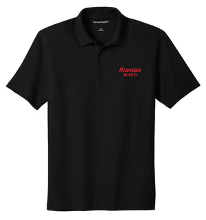 Havana Heights Performance Pique Polo - Black - 5KounT2018