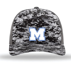 Mahwah Lacrosse Mesh Trucker Snapback Hat - Digi Cam - 5KounT2018