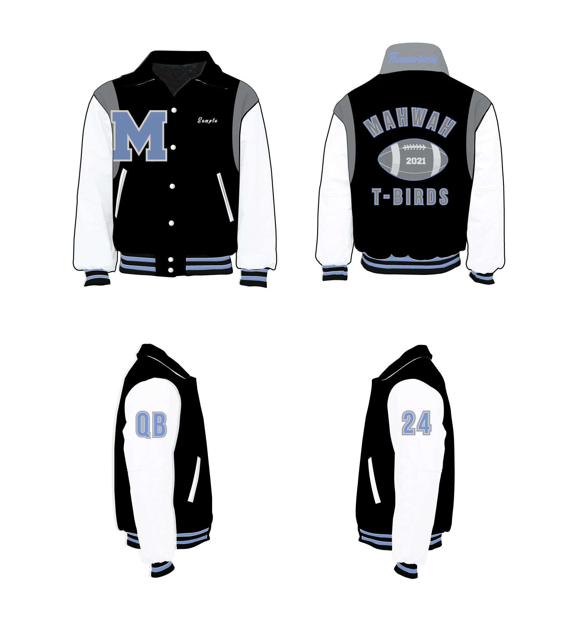 Mahwah Thunderbirds Varsity Jacket - 5KounT