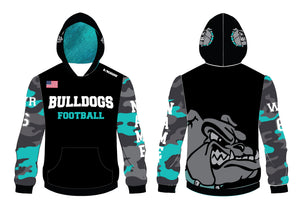 Moyock Bulldogs Football Sublimated Hoodie - 5KounT2018