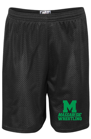 Massabesic Youth Wrestling Tech Shorts - Black - 5KounT